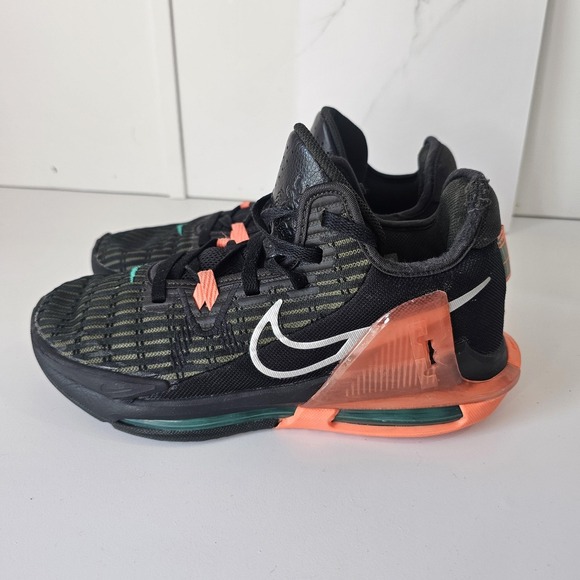 Nike LeBron Witness 6 Black Sequoia Silver CZ4052-001 Mens Basketball Shoes 7.5 - Picture 12 of 16